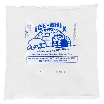 Ice-Brix™ 12 oz. Cold Packs - 6 X 5 3/4 X 1"