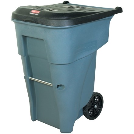 Rubbermaid® Brute® Roll Out Container - 65 Gallon, Gray