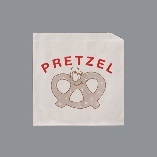 Printed Pretzel Bags, 6 3/4 x 7"