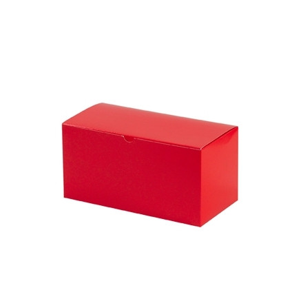 Chipboard Boxes, Gift, Holiday Red, 12 x 6 x 6"