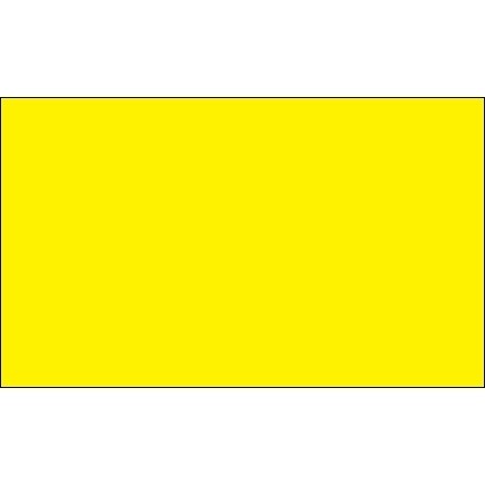 Blank Inventory Rectangle Labels - Fluorescent Yellow, 3 x 5"