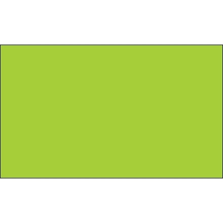 Blank Inventory Rectangle Labels - Fluorescent Green, 3 x 5"