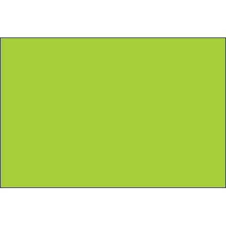 Blank Inventory Rectangle Labels - Fluorescent Green, 3 x 10"
