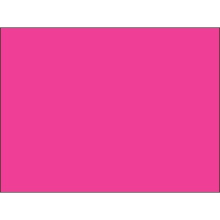 Blank Inventory Rectangle Labels - Fluorescent Pink, 3 x 4"