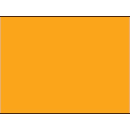 Blank Inventory Rectangle Labels - Fluorescent Orange, 3 x 4"