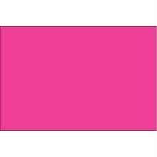 Blank Inventory Rectangle Labels - Fluorescent Pink, 2 x 3"
