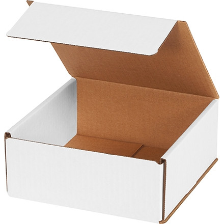 Indestructo Mailers, White, 7 x 7 x 3"