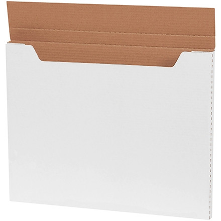 Jumbo Fold-Over Mailers, White, 20 x 16 x 1"
