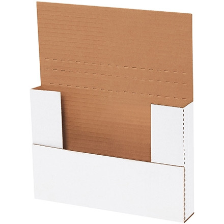 Easy-Fold Mailers, White, 9 5/8 x 6 5/8", Multi-Depth Heights of 5/8, 1 1/4"