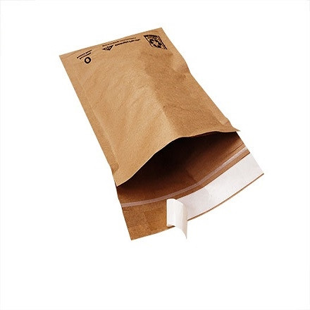 Kraft #2 Curbside Recyclable Paper Padded Mailers, 12 x 9"