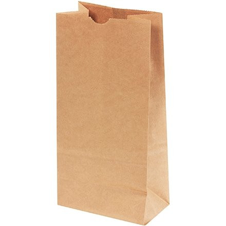 Kraft Paper Hardware Bags, #8, Virgin - 6 1/8 x 4 1/5 x 12 7/16"