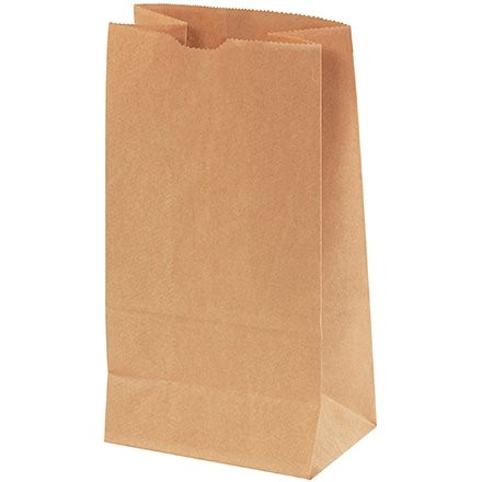 Kraft Paper Hardware Bags, #2, Virgin - 4 5/16 x 2 7/16 x 7 7/8"