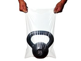 Tuf-R® Gusseted Low Density Bakery Bags, 5 x 4 x 18", 0.75 Mil