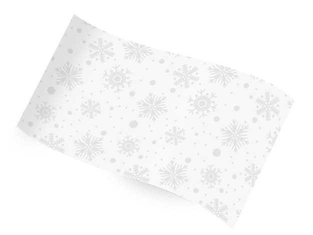 White Snowflakes - Printed Tissue Sheets, 20 x 30