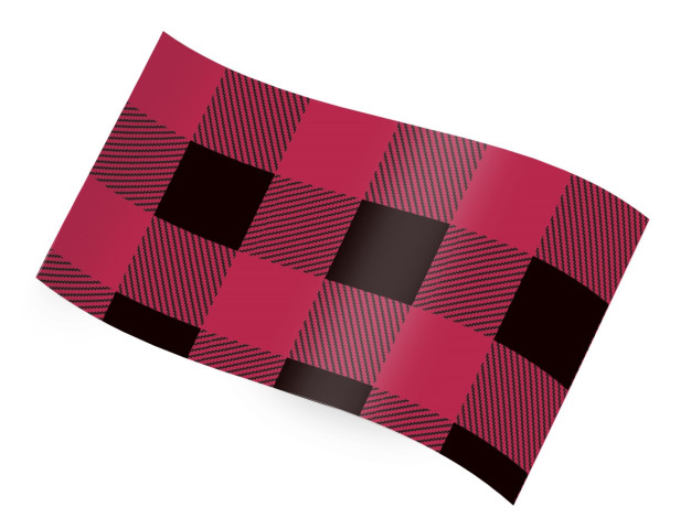Red Lumberjack Plaid - Printed Tissue Sheets, 20 x 30