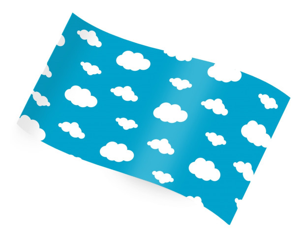 Puffy Clouds - Printed Tissue Sheets, 20 x 30