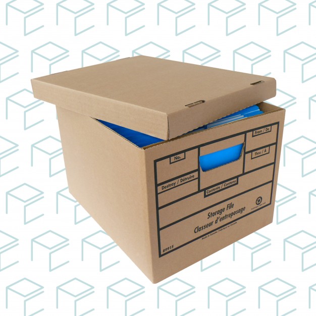 Storage File Boxes - 24 Pack