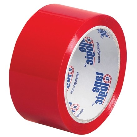 2 Mil Colored Packing Tape 2 Inch x 55 Yards Red Carton Sealing Tapes 108 Rolls 