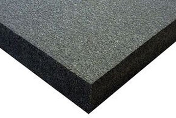 Plank Foam, Black, 2 x 48 x 108" Extruded