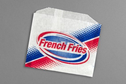 Printed French Fry Bags, 4 1/2 x 3 1/2" - 1 PK