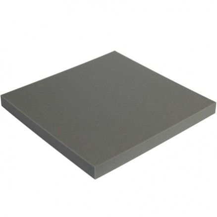 Charcoal Soft Foam Sheets - 1/2" Thick, 12 x 12"