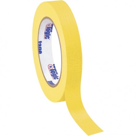 Yellow Masking Tape, 3/4" x 60 yds., 4.9 Mil Thick