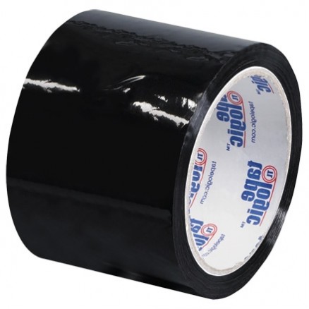 Black Carton Sealing Tape, 3" x 55 yds., 2.2 Mil Thick
