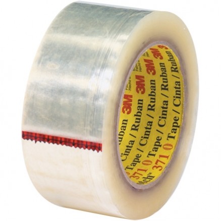 3M 371 Tape, Clear, 2" x 55 yds., 1.9 Mil Thick