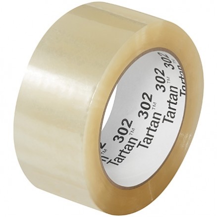 3M 302 Tape, Clear, 2" x 110 yds., 1.6 Mil Thick