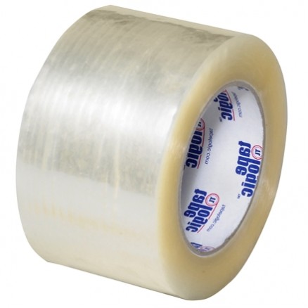 Clear Carton Sealing Tape, Economy, 3" x 110 yds., 2.5 Mil Thick