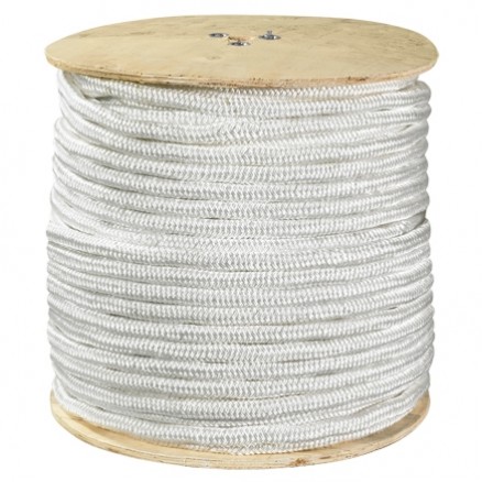 Double Braided Nylon Rope - 3/4", White