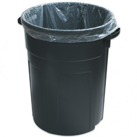 Trash Liners, 6 - 7 Gallon, .7 Mil, Clear