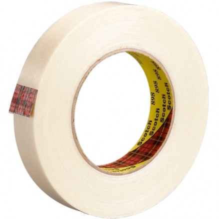 3M 898 Clear Strapping Tape, 2" x 60 yds., 6.6 Mil Thick