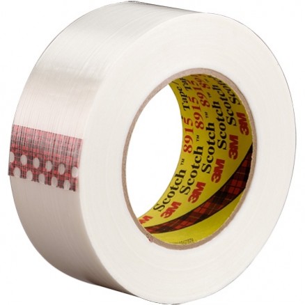 3M 8915 Clear Strapping Tape, 3/4" x 60 yds., 6.0 Mil Thick