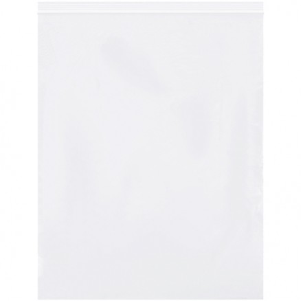 Reclosable Poly Bags, 12 x 15", 2 Mil, White