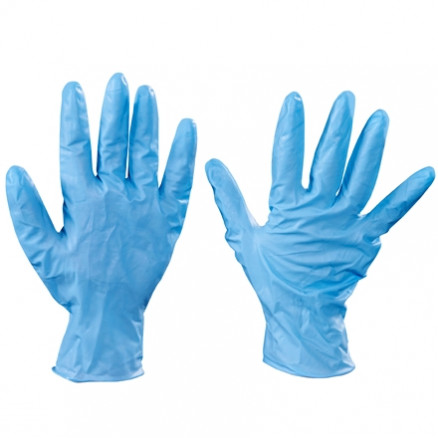 Blue Nitrile Gloves - 8 Mil - Small