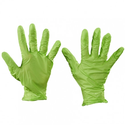 Best® N-Dex® Green Nitrile Gloves - 4 Mil - Medium