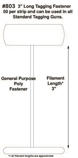 Poly Fasteners, 3"