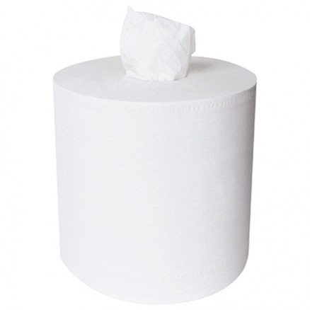 Scott® Essential™ Plus White Hard Wound Roll Towels, 8" X 600