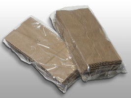 Plastic Food Bags, 10 x 4 x 26", Gusseted, 2.00 Mil, LDPE