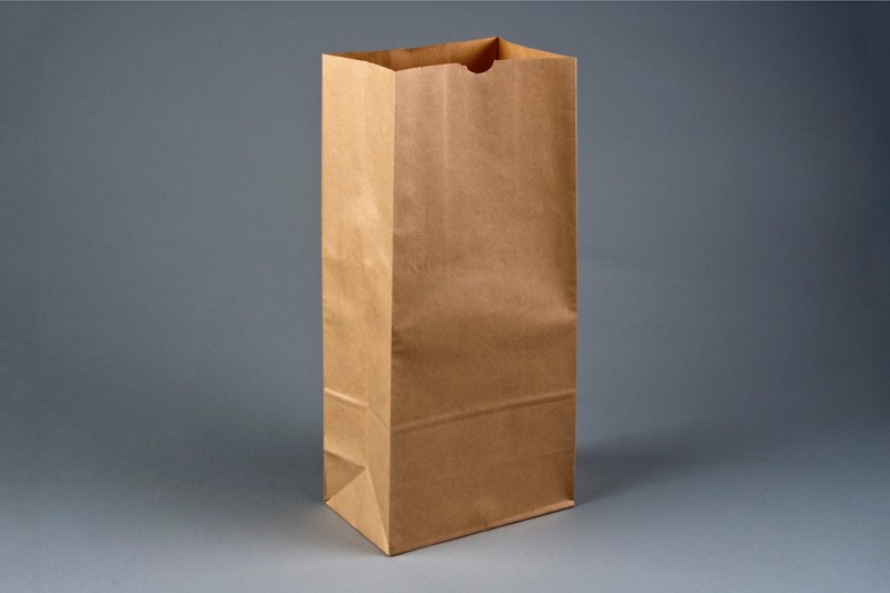 Bakery Bags, Plain Front, 6 1/2 x 4 x 16 1/8", Natural Kraft