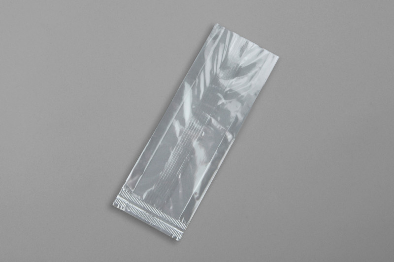 Gusseted Cellophane Bags, 2 1/2 x 1 1/4 x 7 1/2"