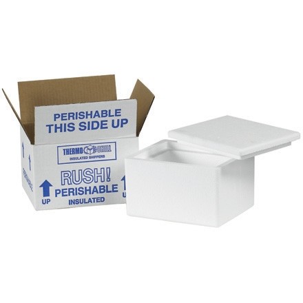 Insulated Shipping Kits, 6 x 4 1/2 x 5"