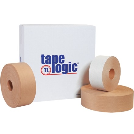 Industrial Water Activated Kraft Sealing Tape, 3" x 375