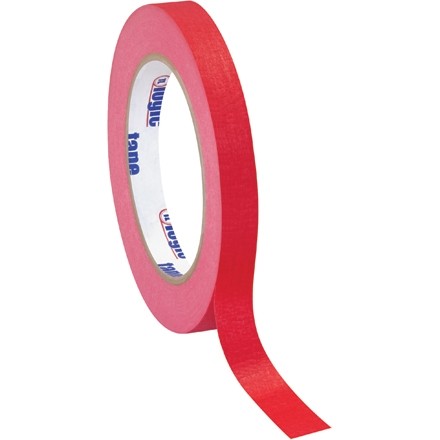 Red Masking Tape, 1/2" x 60 yds., 4.9 Mil Thick