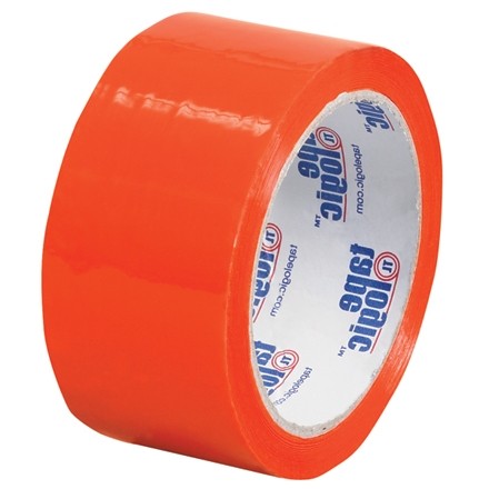 Orange Carton Sealing Tape, 2" x 55 yds., 2.2 Mil Thick