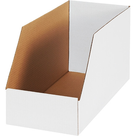 Jumbo Corrugated Bin Boxes, 8 x 18 x 10"