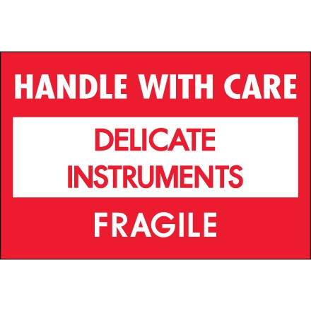 " Delicate Instruments - HWC" Labels, 2 x 3"