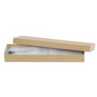 Chipboard Boxes, Gift, Jewelry, Kraft, 8 x 2 x 7/8"
