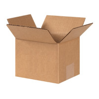 Corrugated Boxes, 7 x 6 x 5", Kraft